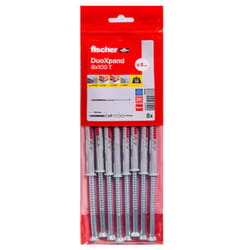 Fischer - Sachet de 8 chevilles rallongées DuoXpand Ø8 x 100 mm t en acier électrozingué