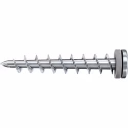 Fischer 563537, Vis, Métal, Fibre de bois, Plaque de plâtre, Tôle métallique, Bois, Filetage complet, Torx, TX30