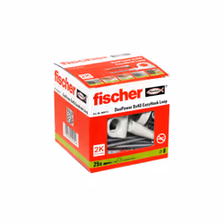Fischer 564173 ancrage à vis et cheville murale 25 pièce(s) Kit de fiches murales et crochets - Vue supplémentaire 4