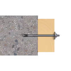 Fischer 564663 ancrage à vis et cheville murale 50 pièce(s) 75 mm