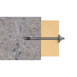 Fischer 564670 ancrage à vis et cheville murale 4 pièce(s) 283 mm