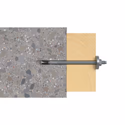 Fischer 564683 ancrage à vis et cheville murale 20 pièce(s) 205 mm