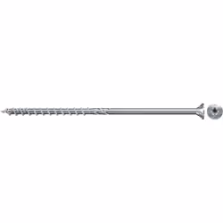 Fischer 566314, Vis, Acier zingué, Bois, Zinc, Filetage partiel, Tête fraisée