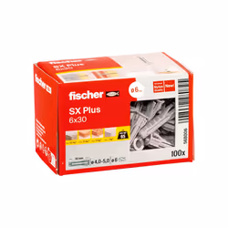 Fischer 568006 ancrage à vis et cheville murale 100 pièce(s) Ancre d'expansion 30 mm