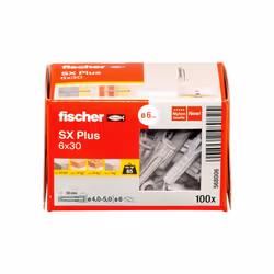 Fischer 568006 ancrage à vis et cheville murale 100 pièce(s) Ancre d'expansion 30 mm - Vue supplémentaire 4
