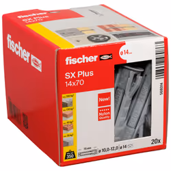 Fischer 568014 ancrage à vis et cheville murale 20 pièce(s)