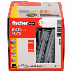 Fischer 568014 ancrage à vis et cheville murale 20 pièce(s) - Vue supplémentaire 4