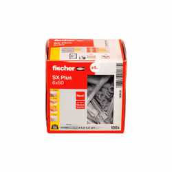 Fischer 568106 ancrage à vis et cheville murale 100 pièce(s) Ancre d'expansion 50 mm - Vue supplémentaire 4