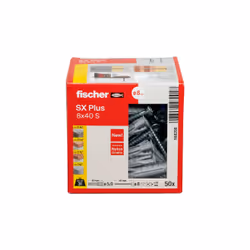Fischer 568208 ancrage à vis et cheville murale 50 pièce(s) Kit de fiches murales et vis - Vue supplémentaire 4