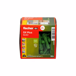 Fischer 567809 ancrage à vis et cheville murale 90 pièce(s) Ancre d'expansion 40 mm