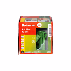Fischer 567812 ancrage à vis et cheville murale 20 pièce(s) Ancre d'expansion 60 mm