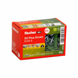 Fischer 567813 ancrage à vis et cheville murale 45 pièce(s) Kit de fiches murales et vis