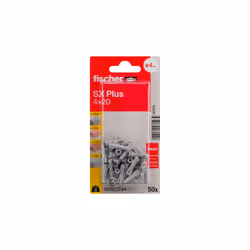 Fischer 567820 ancrage à vis et cheville murale 50 pièce(s) Ancre d'expansion 20 mm