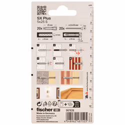Fischer 567826 vis et boulon 20 pièce(s)
