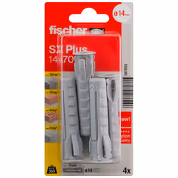 Fischer 567855 ancrage à vis et cheville murale 4 pièce(s)