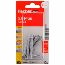 Fischer 567856 ancrage à vis et cheville murale 10 pièce(s)
