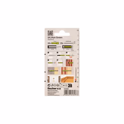 Fischer 567859 ancrage à vis et cheville murale 20 pièce(s) Kit de fiches murales et vis 25 mm