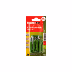 Fischer 567864 ancrage à vis et cheville murale 10 pièce(s) Kit de fiches murales et vis 40 mm