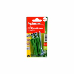 Fischer 567869 ancrage à vis et cheville murale 3 pièce(s) Kit de fiches murales et vis