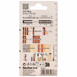 Fischer 567872 vis et boulon 4 pièce(s)