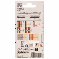 Fischer 567881 vis et boulon 10 pièce(s)
