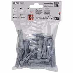 Fischer 567887 ancrage à vis et cheville murale 25 pièce(s)