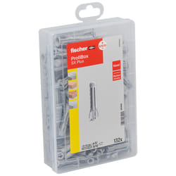 Fischer 567896 ancrage à vis et cheville murale 132 pièce(s)