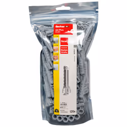 Fischer 567923 ancrage à vis et cheville murale 120 pièce(s)