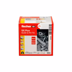 Fischer 567935 ancrage à vis et cheville murale 100 pièce(s) Kit de fiches murales et vis - Vue supplémentaire 4