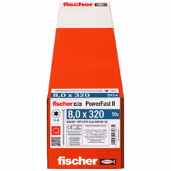Fischer 568161 vis et boulon 50 pièce(s)