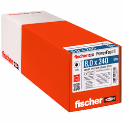 Fischer 568168 vis et boulon 50 pièce(s)