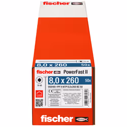 Fischer 568169 vis et boulon 50 pièce(s)