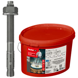 Fischer 568864 ancrage à vis et cheville murale 80 pièce(s)