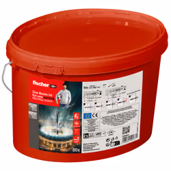 Fischer 568864 ancrage à vis et cheville murale 80 pièce(s) - Vue supplémentaire 4