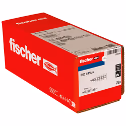 Fischer 570349 ancrage à vis et cheville murale 25 pièce(s)