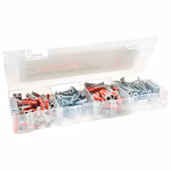Coffret assortiment de chevilles DuoPower avec vis FISCHER référence 571012.Type de produit: Assortiment de chevilles et vis  ...