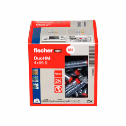 Fischer DuoHM 4 x 55 S PH PZ Fiche murale 55 mm - Vue supplémentaire 7