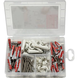 Fischer 577062 easyDIY EasyHook Boîte d'assortiment de chevilles 113 pc(s) W716683