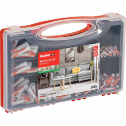Compartiment fischer Meister-Box XL (280 pièces) Meister-Box XL - le héros du bricolage ! Cette boîte fischer Meister offre u ...