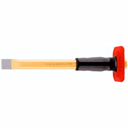 RENNSTEIG 311 250 0, Ciseau de maçon, Burin plat, Plastique, Caoutchouc, Noir, Gris, Rouge, 250 mm, 25 mm