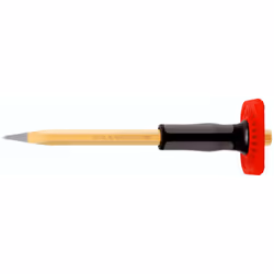 RENNSTEIG 331 250 0, Ciseau de maçon, Ciseau à bout pointu, Plastique, Caoutchouc, Noir, Gris, Rouge, 250 mm, 1,6 cm