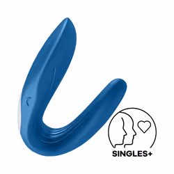 Satisfyer Double Whale Vibrateur de couple Ambidextre