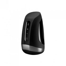 Satisfyer SAM103 vibromasseur pour homme Noir Acrylonitrile-Butadiène-Styrène (ABS), Silicone