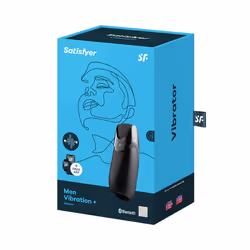 Satisfyer Men Vibration+ Caresse masculine Noir Acrylonitrile-Butadiène-Styrène (ABS), Silicone - Vue supplémentaire 4