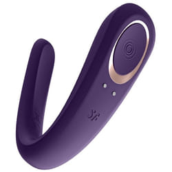 Satisfyer Double Classic Vibrateur de couple Ambidextre