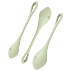 Satisfyer Yoni Power 2, Boules de Kegel, Vert, Acrylonitrile-Butadiène-Styrène (ABS), Silicone, Mat, 3 pièce(s), 30 mm