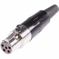 Informations techniques Connexion (composants) : à souder Couleur : argent Forme du connecteur : femelle, droit Matériau du c ...