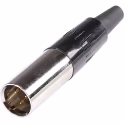 Informations techniques Connexion (composants) : à souder Couleur : argent Forme du connecteur : mâle, droit Matériau du cont ...