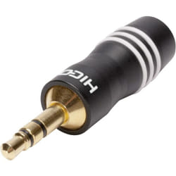 Jack 3.5 mm mâle, droit Hicon HI-J35S03 Nombre de pôles: 3 stéréo noir 1 pc(s) W70201