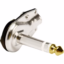 enquête Jack 6.35 mm mâle, coudé description Broche massive avec embout doré. Résistant à l'humidité fabricant et numéro du f ...